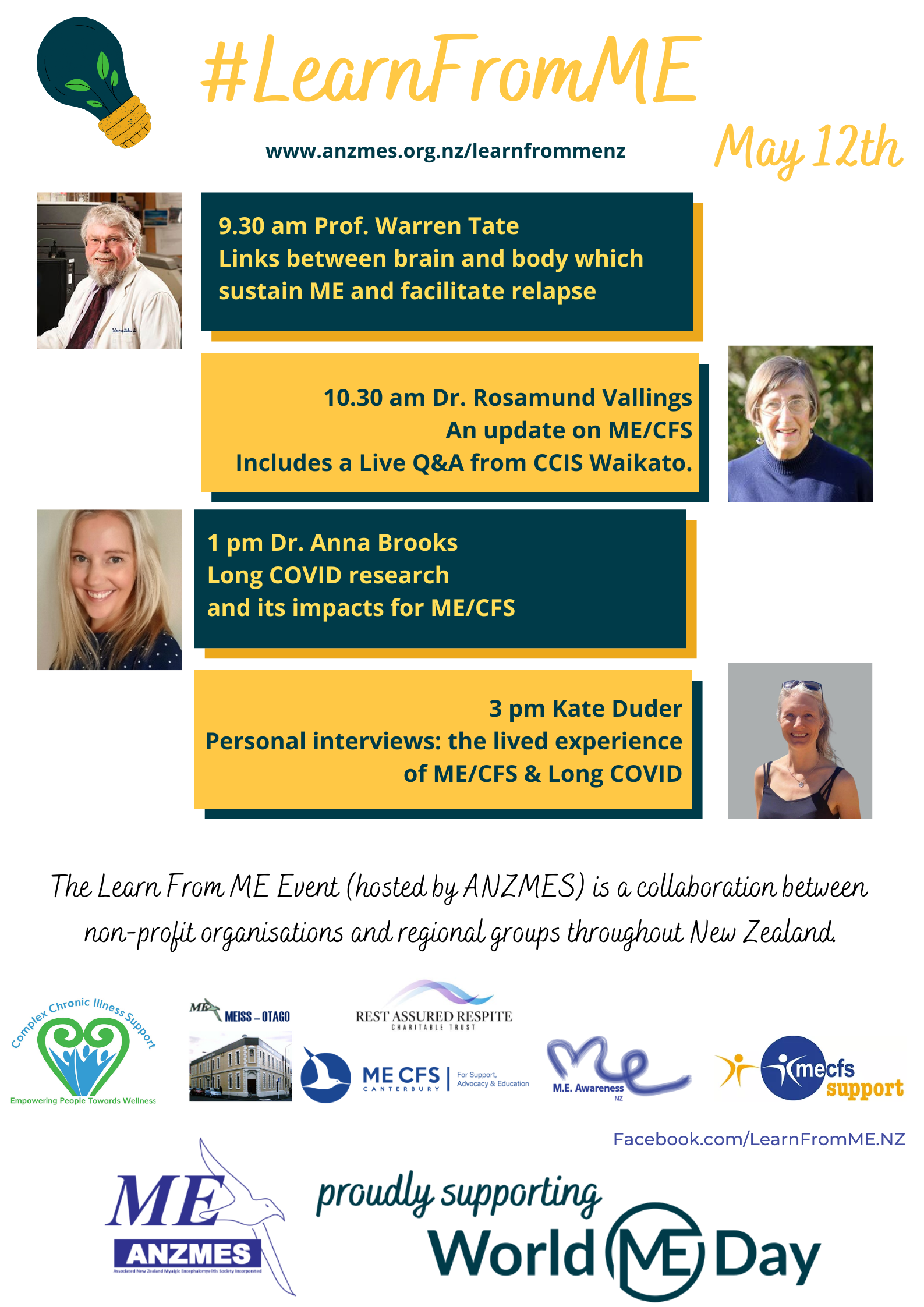 World ME Day schedule